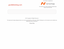Tablet Screenshot of goodfatherblog.com